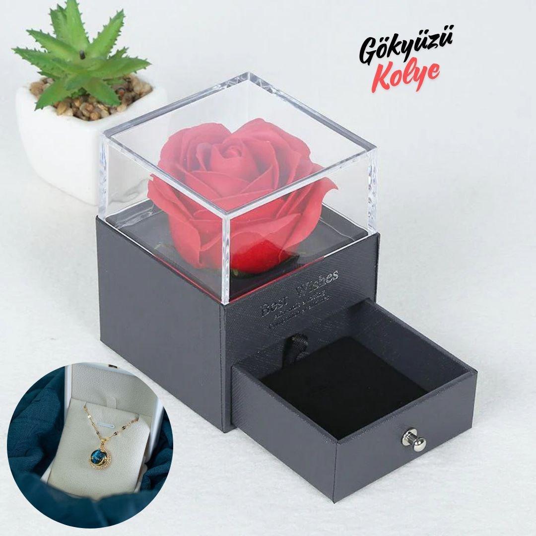 Çekmeceli Güllü Kutu - KEHVAN