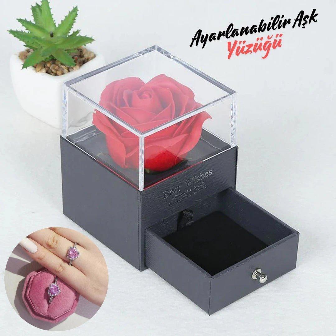 Çekmeceli Güllü Kutu - KEHVAN