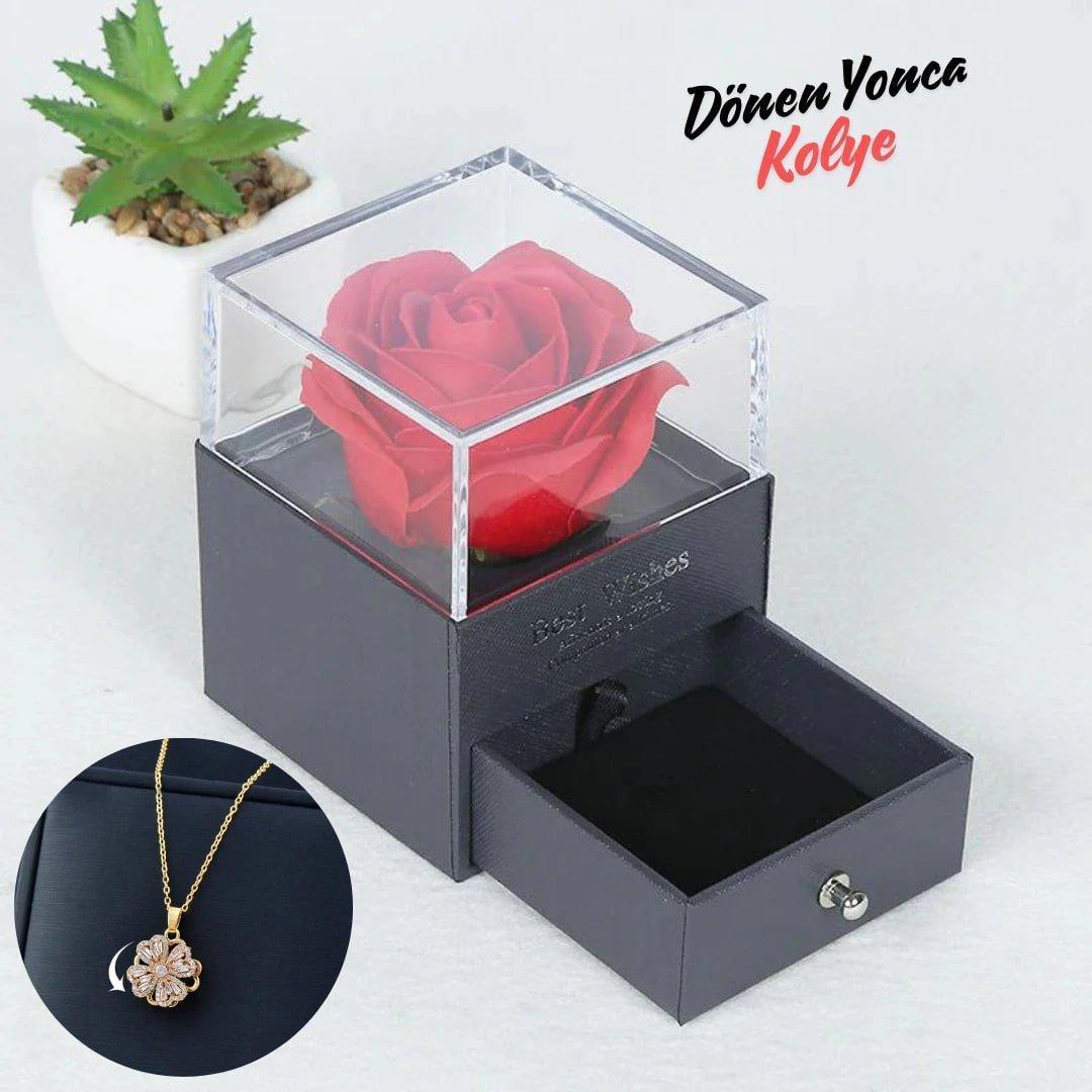 Dönen Yonca Kolye - KEHVAN