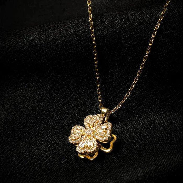 Dönen Yonca Kolye - KEHVAN