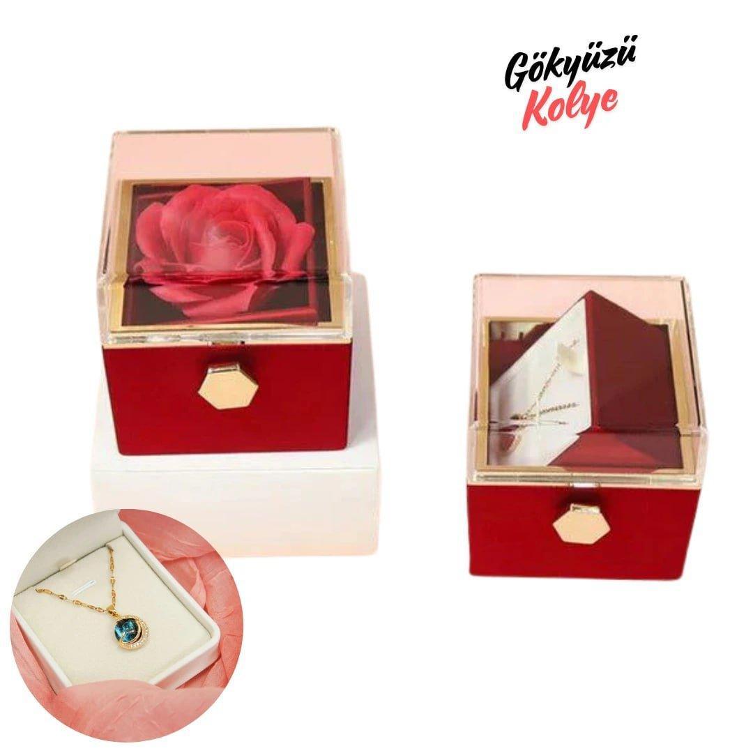 Özel Tasarım Güllü Kutu - KEHVAN