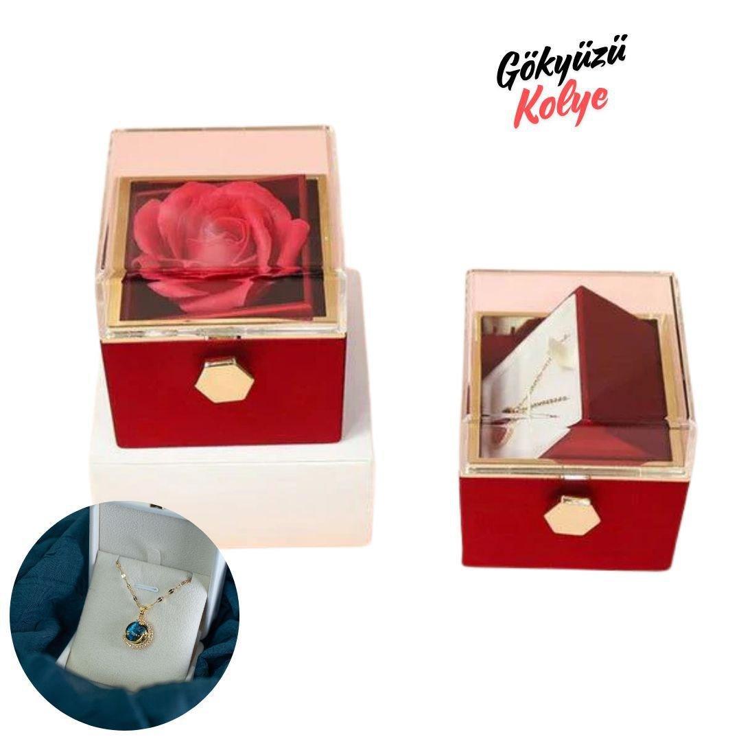Özel Tasarım Güllü Kutu - KEHVAN