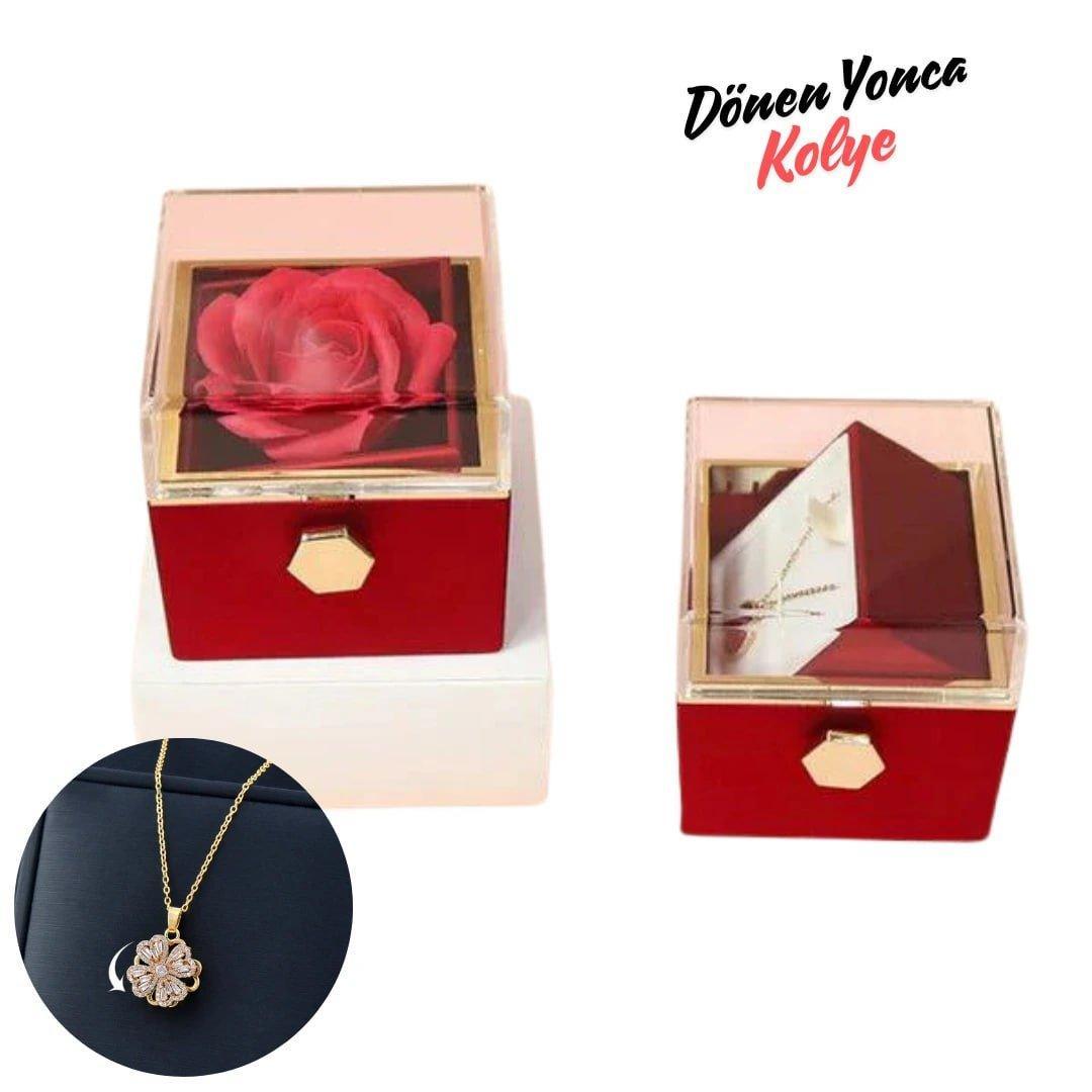Özel Tasarım Güllü Kutu - KEHVAN