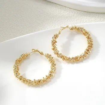 Tırtıklı Halka Küpe - KEHVAN