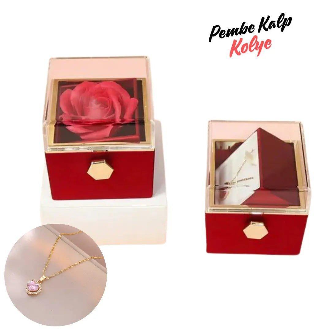 Pembe Kalp Kolye - KEHVAN